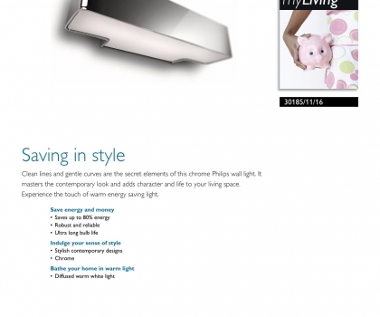 Купить Настенный светильник Philips 30185/11/16