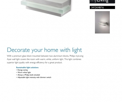 Купить Настенный светильник Philips 34124/48/16