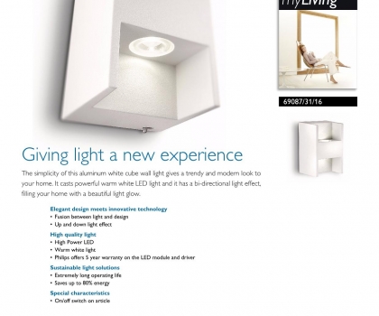 Купить Настенный светильник Philips 69087/31/16