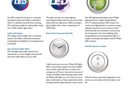 Купить Настенный светильник Philips 69087/31/16