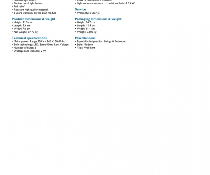 Купить Настенный светильник Philips 69087/31/16