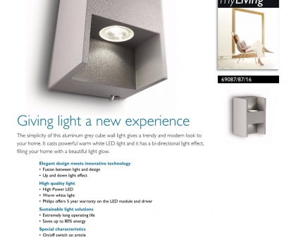 Купить Настенный светильник Philips 69087/87/16