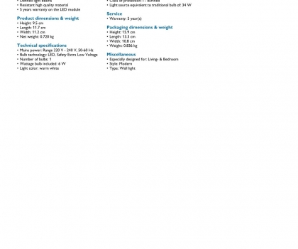 Купить Настенный светильник Philips 33610/17/16