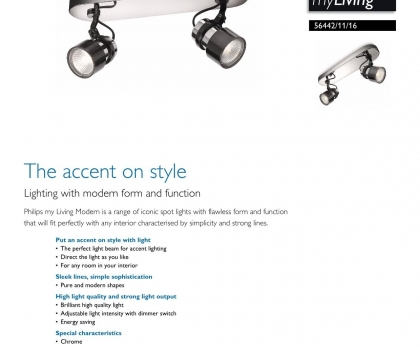 Купить Настенный светильник Philips 56442/11/16