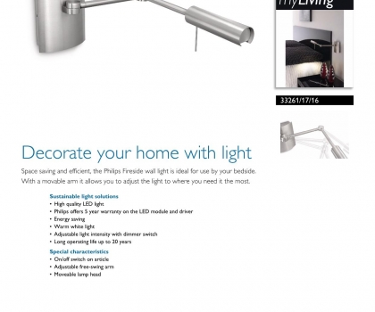 Купить Настенный светильник Philips 33261/17/16