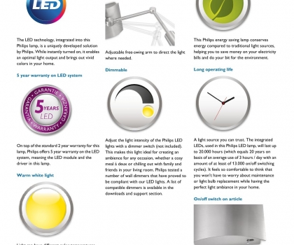 Купить Настенный светильник Philips 33261/17/16