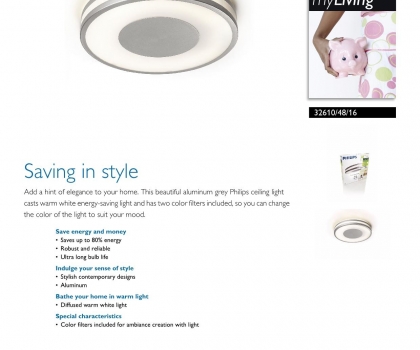 Купить Светильник потолочный Philips 32610/48/16