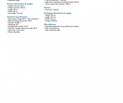 Купить Люстра Philips 40399/31/16