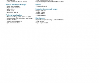 Купить Люстра Philips 40546/06/13