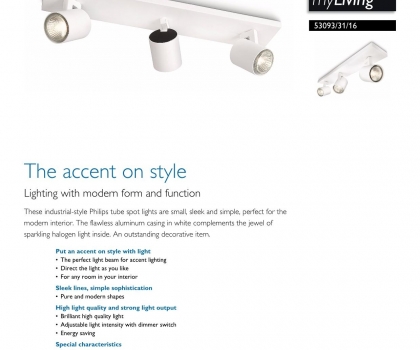 Купить Светильник потолочный Philips 53093/31/16