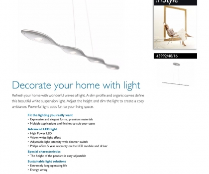 Купить Люстра Philips 43992/48/16