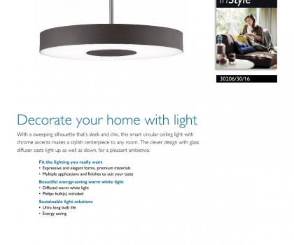 Купить Люстра Philips 30206/30/16