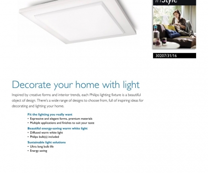 Купить Светильник потолочный Philips 30207/31/16