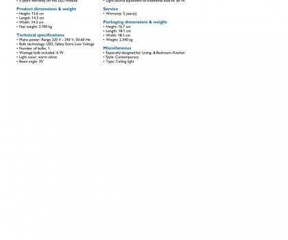 Купить Светильник потолочный Philips 40727/17/16