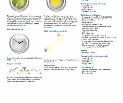 Купить Светильник потолочный Philips 33100/31/16