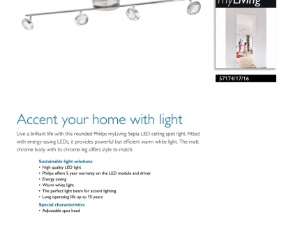 Купить Светильник потолочный Philips 57174/17/16