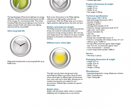 Купить Светильник потолочный Philips 30187/31/16