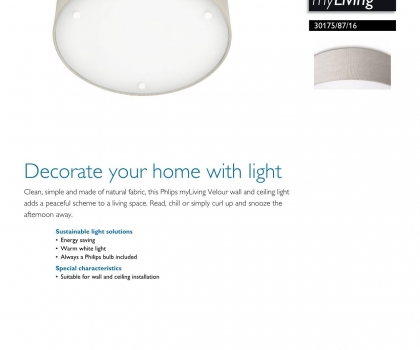 Купить Светильник потолочный Philips 30175/87/16