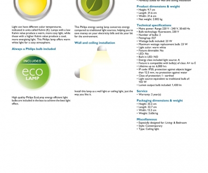 Купить Светильник потолочный Philips 30175/87/16