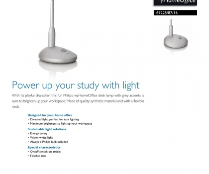 Купить Офисная настольная лампа Philips 69225/87/16
