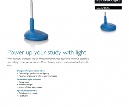 Купить Офисная настольная лампа Philips 69225/35/16
