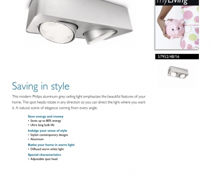 Купить Точечный светильник Philips 57952/48/16