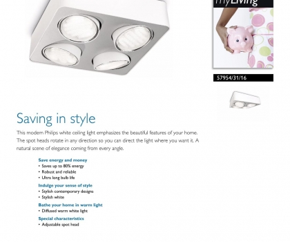 Купить Точечный светильник Philips 57954/31/16