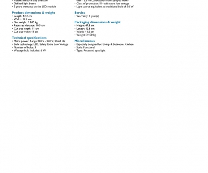 Купить Точечный светильник Philips 57963/31/16