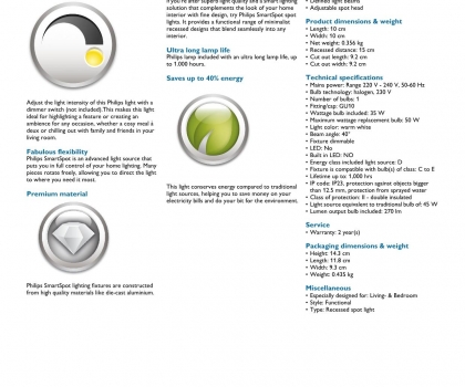 Купить Точечный светильник Philips 59300/17/16