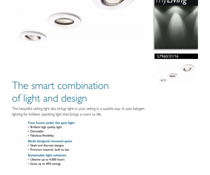 Купить Точечный светильник Philips 57960/31/16