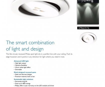 Купить Точечный светильник Philips 57962/31/16