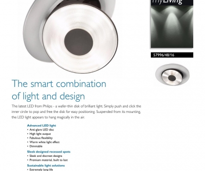 Купить Точечный светильник Philips 57996/48/16