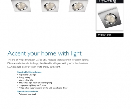 Купить Точечный светильник Philips 59080/11/16