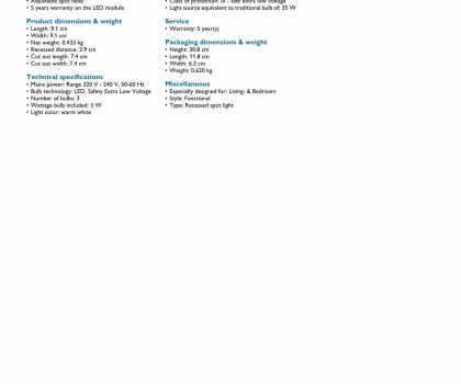 Купить Точечный светильник Philips 59030/11/16