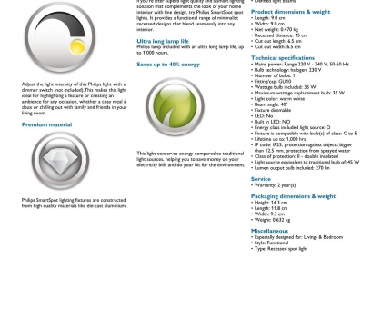 Купить Точечный светильник Philips 59515/67/16