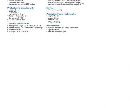 Купить Точечный светильник Philips 59850/31/16