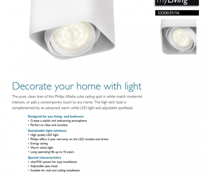 Купить Точечный светильник Philips 53200/31/16