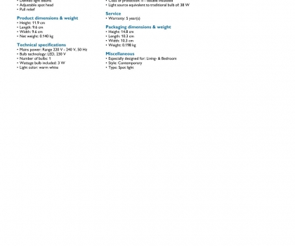 Купить Спот Philips 53230/31/16