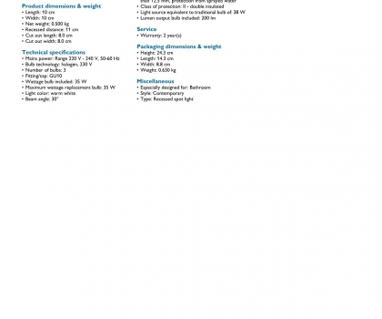 Купить Точечный светильник Philips 59902/17/16