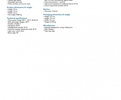 Купить Точечный светильник Philips 56230/48/16