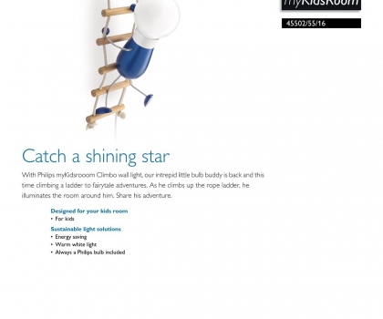 Купить Детская настольная лампа Philips 45502/55/16