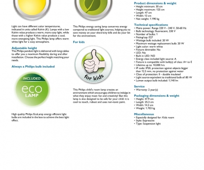 Купить Детская люстра Philips 40093/55/16