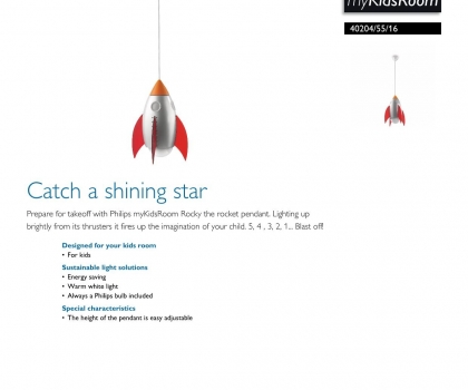 Купить Детская люстра Philips 40204/55/16