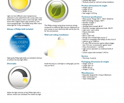 Купить Светильник потолочный Philips 32116/17/16