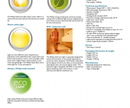 Купить Светильник потолочный Philips 32066/31/16