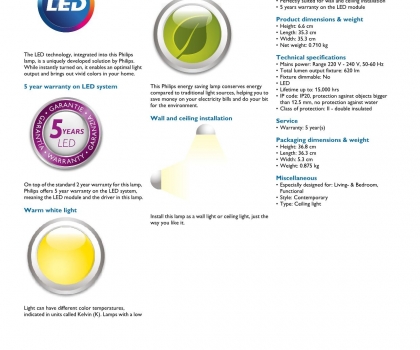 Купить Светильник потолочный Philips 30941/11/16