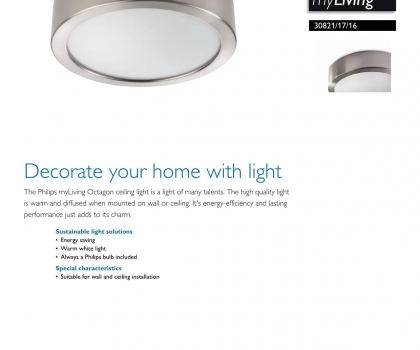Купить Светильник потолочный Philips 30821/17/16