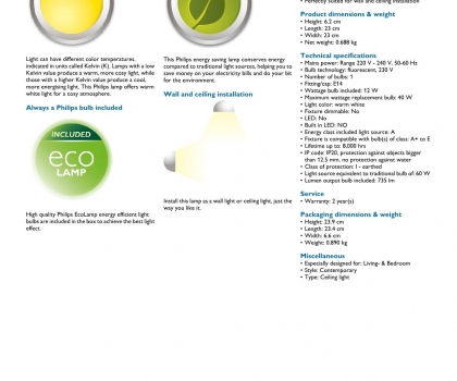 Купить Светильник потолочный Philips 30821/17/16