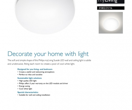 Купить Светильник потолочный Philips 31802/31/16