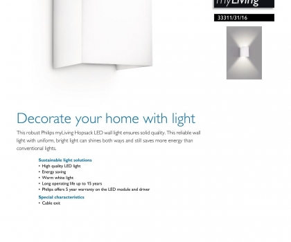 Купить Настенный светильник Philips 33311/31/16